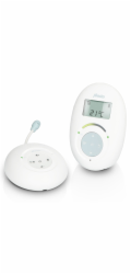 Alecto DECT Baby Monitor w.Full  Eco Mode and diplay, white/blue