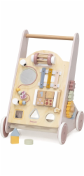 Hračky Viga Hračky VIGA PolarB Wooden Push Walker Pink Educational