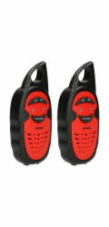 Alecto Walkie Talkie Set of 2  for Kids, range 3 km, black/red