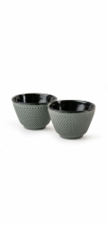 1x2 Bredemeijer Tea Cups Xilin  Cast Iron light green 153095