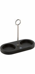 Peugeot Linea Bamboo Mill Stand  with Handle 17 cm Matte Black