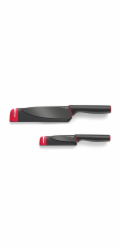 Joseph Joseph Slice&amp;Sharpen Set  of 2 Knives w.Sharpening Sheaths