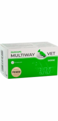 JM SANTE Multiway Vet Duocaps - twist-off kapsle na srst a kůži pro psy a kočky – 60 ks
