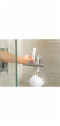 Joseph Joseph EasyStore Lig.Grey  Shower Squeegee w. Storage Hook