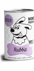 PAKA ZWIERZAKA Pepe Rabbit Mono - vlhké krmivo pro psy - 400g