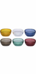 Guzzini VANITY Set of 6 Serving  Cups 12cm Assorted Colors