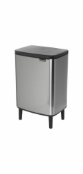 Brabantia BO Trash Bin HI 12 l  Matte Steel Fingerprint Proof