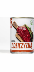 TufTuf TUF TUF Srnčí krmivo - Mokré krmivo pro psy - 800 g