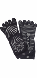 Gaiam PROTISKLUZOVÉ PONOŽKY GAIAM ČERNÉ S/M 52223