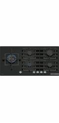 Bosch Serie 6 PPM9A6I40 varná deska Černá Vestavěné 90 cm Plynový 5 zóna/zón