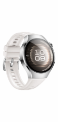 Huawei Watch 5 42mm (Soc-L19L) (silber/weiß, Komposit-Armband in weiß, Gehäuse aus Edelstahl)