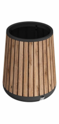Květináč Keter Deco Conic walnut