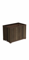 Květináč Keter Deco Rectangle Tall walnut