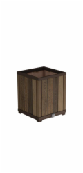 Květináč Keter Deco Square Tall walnut