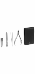 Zwilling Manicure &amp; Pedicure  4-Pc with Nail Clipper, Leather
