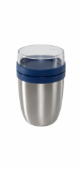 Mepal Thermo-Lunchpot Ellipse  stl.steel vivid blue, 500+200ml