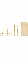 Zwilling Manicure Pedicure Set  5 pcs with Nail Scissors,leather