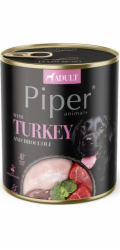DOLINA NOTECI Piper with turkey and broccoli  - vlhké krmivo pro psy - 800g