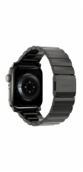 Nomad řemínek pro Apple Watch 44-49 mm - Steel Band/Graphite Hardware