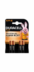 1x4 Duracell Plus Power Boost  Micro MN2400 AAA LR03 1,5V