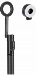 Adam Elements Selfie Pro - Magnetická Bluetooth selfie tyč se stativem a LED světlem, černá - Záruka bezpečnosti. Snadné splátky. Doprava zdarma nad 170 PLN.