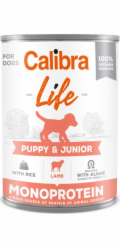 CALIBRA Dog Life Puppy&Junior Lamb & rice Mono - vlhké krmivo pro psy - 400g