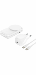 Belkin UltraCharge 25W Qi2 magn.  2-in-1 fold.charg.wht.WIZ038kqWH