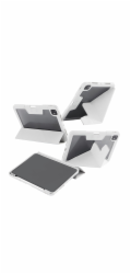 CARE by PanzerGlass - Pouzdro s klopou pro tablet - termoplastický polyuretan (TPU), polykarbonát, umelá kuže - šedá - pro Apple 11-inch iPad Pro (M4)