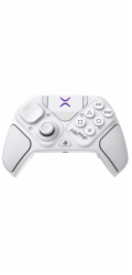 Turtle Beach Victrix Pro BFG Reloaded, drátový/bezdrátový herní ovladač pro PS4/PS5 a PC, bílá