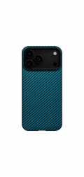 Pitaka Ultra-Slim Case for  iPhone 17 Pro Blue/Grey Twill