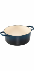 Le Creuset Signature Bräter  rund 24 cm nuit