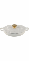 Le Creuset Gourmet-Profitopf  Blume 26 cm white