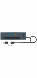 ICY BOX IB-HUB1742CR-C2PD  11-in-1 HUB mit PD &amp; Cardreader