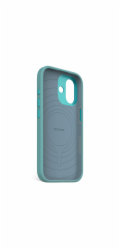 Decoded AntiMicrobial Silicone  Backcover iPhone 17 Retro Blue