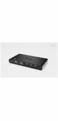 i-tec KVM dokovací stanice pro dva hositele, 4K HDMI, 3x USB-C, 2x USB-A, Power Delivery 2x 100W