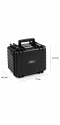 B&amp;W drone.case PP.66 black  for DJI Mini 5