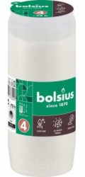Náplň Bolsius, 75 h, 238 g, 57x141 mm, do kahanca, biela, olej
