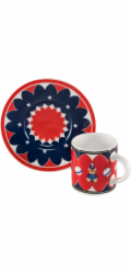 Bialetti Set 2 Tassen incl.  Untertassen Joyful Memories