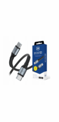 3mk kabel Hyper Cable N-SERIES C to C 1m 20V/5A 100W Black