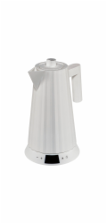 Alessi Plisse Water Kettle white  with temperature control