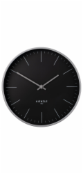 KIENZLE DCF Radio-Control.Wall  Clock Modern anthracite 25 cm