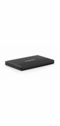 GEMBIRD externí box pro 2.5" zařízení, USB 3.0, broušený hliník, černá