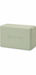 Gaiam Vintage Green Pěnová kostka na jógu Gaiam 23 x 7 x 15 cm zelená