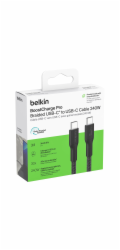 Belkin USB-C/USB-c Cable 240W 3m  braided, white CAB025hq3MWH