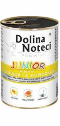 DOLINA NOTECI Premium Junior Rich in chicken gizzards - vlhké krmivo pro psy - 400g