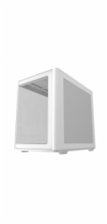 Cooler Master case Elite 600, ATX, Průhledná bočnice, 4x 120mm Fan, Bílá