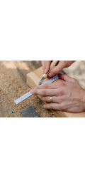 Kirschen Scribing knife with  beech booklet, trapezoidal blad