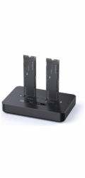 GEMBIRD dokovací stanice pro stolní počítače DD2-U3M2, USB-C, 2x M.2 SATA, NVMe SSD, černá