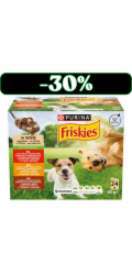 PURINA Friskies in sauce - vlhké krmivo pro psy - 24x85g