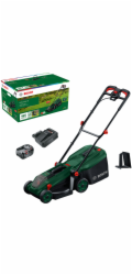 Bosch Powertools Akku-Rasenmäher Rotak18V-34, 18 Volt (grün/schwarz, 1x Li-Ionen Akku 4,0Ah, POWER FOR ALL ALLIANCE)